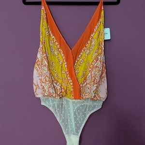 FREE PEOPLE flowy bodysuit